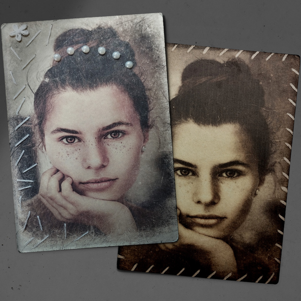 vyšívané fotky_vintage style